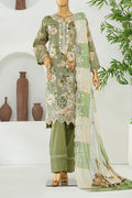 Printed & Embroidered Lawn 3-Pc Suit