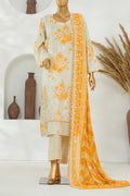 Printed & Embroidered Lawn 3-Pc Suit